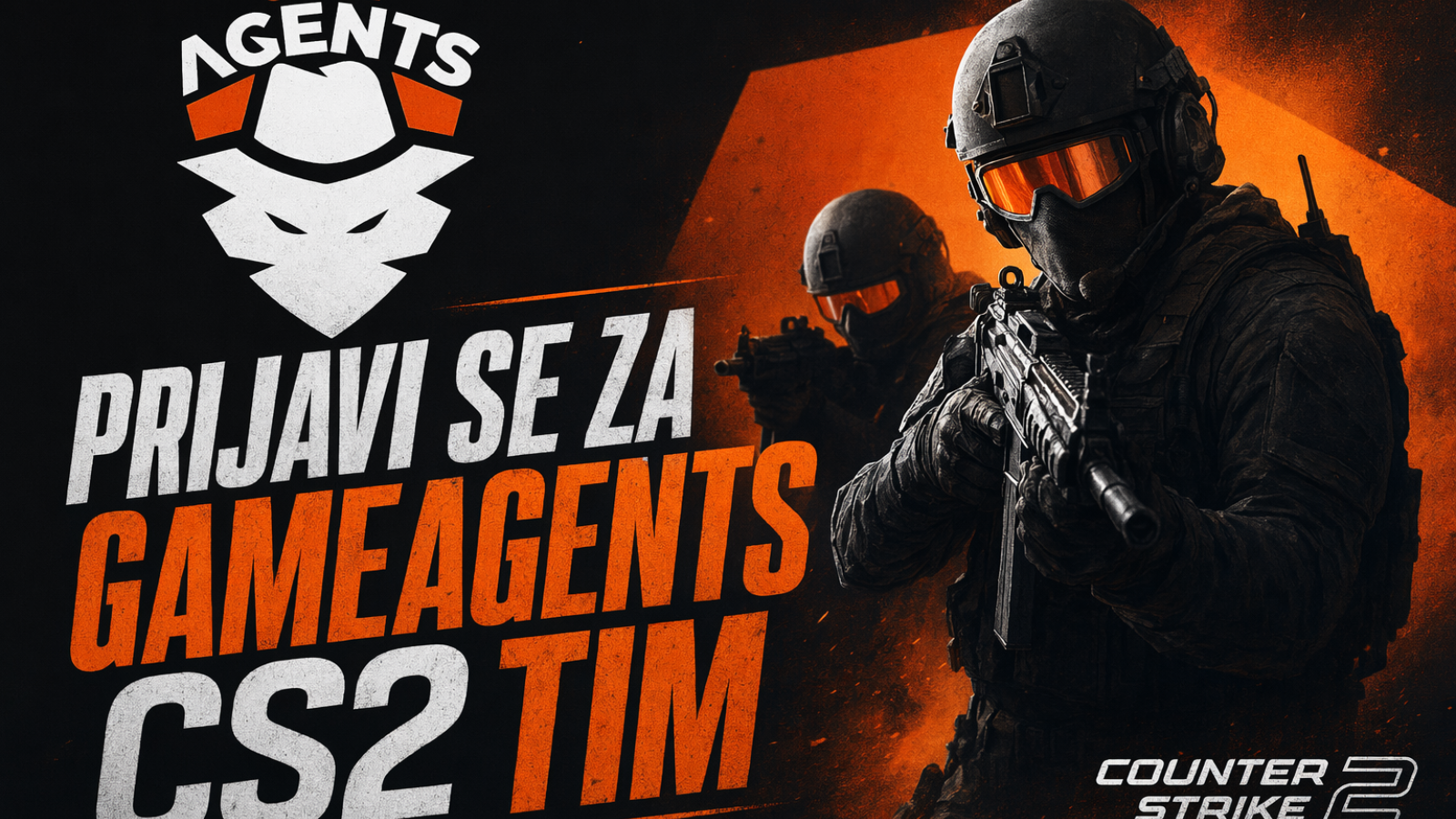 GameAgents u potrazi za novim CS2 talentima iz Adria regiona